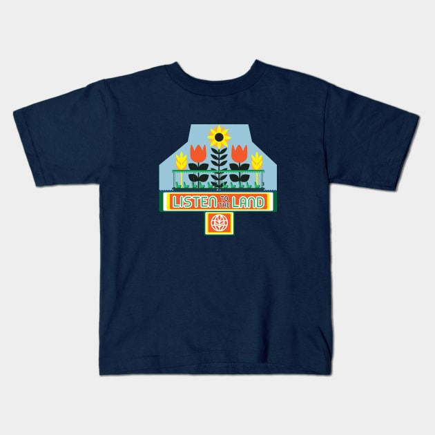 Listen to the Land Kids T-Shirt by Lunamis